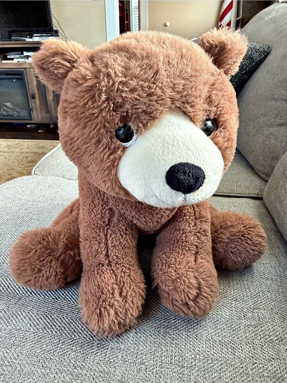 Build-A-Bear Brown & White Bear Plush Stuffed Animal
